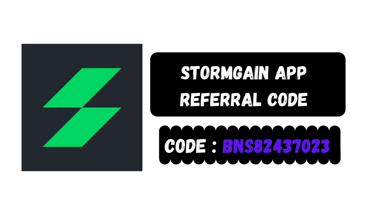 StormGain Referral Code