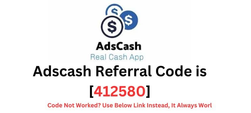 Adscash Referral Code [412580]