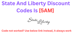 state and liberty discount codes