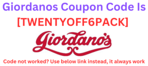 Giordanos Coupon Codes