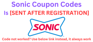 Sonic Coupon Codes