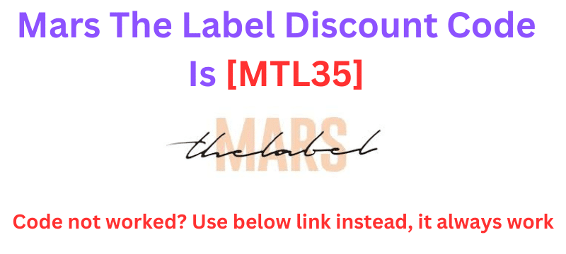 Mars The Label Discount Code
