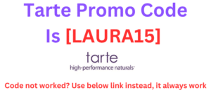 Tarte Promo Code