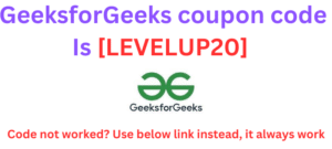 GeeksforGeeks coupon code