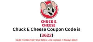 Chuck E Cheese Coupon Code