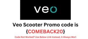 Veo Scooter Promo codes