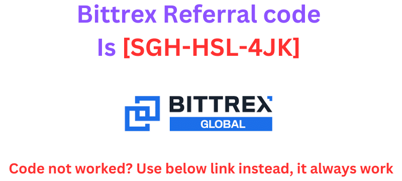 Bittrex Referral code
