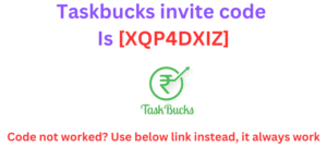 Taskbucks invite code